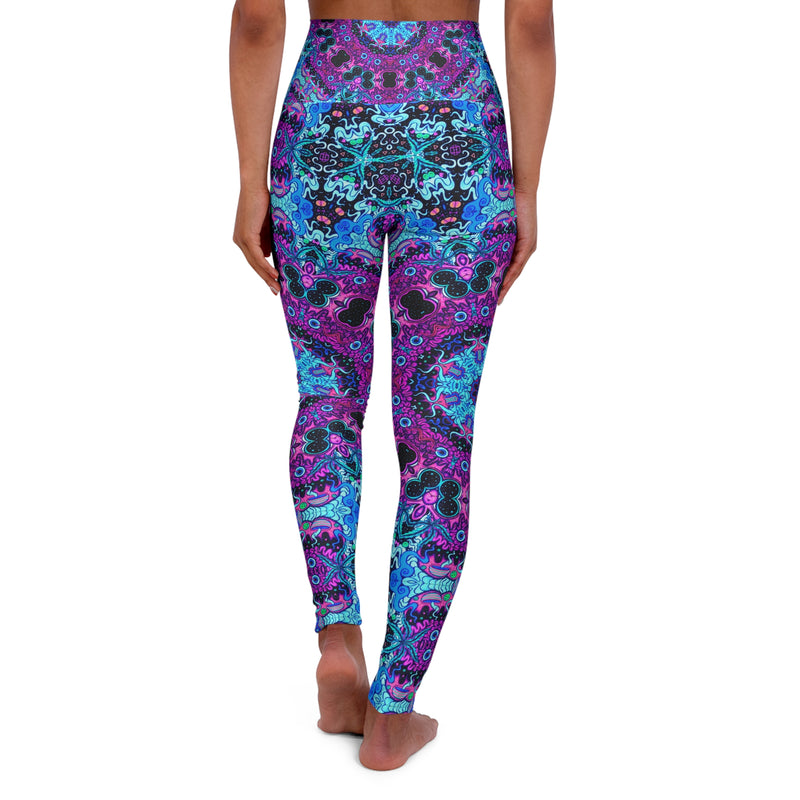 High Waisted Yoga Leggings - 9X