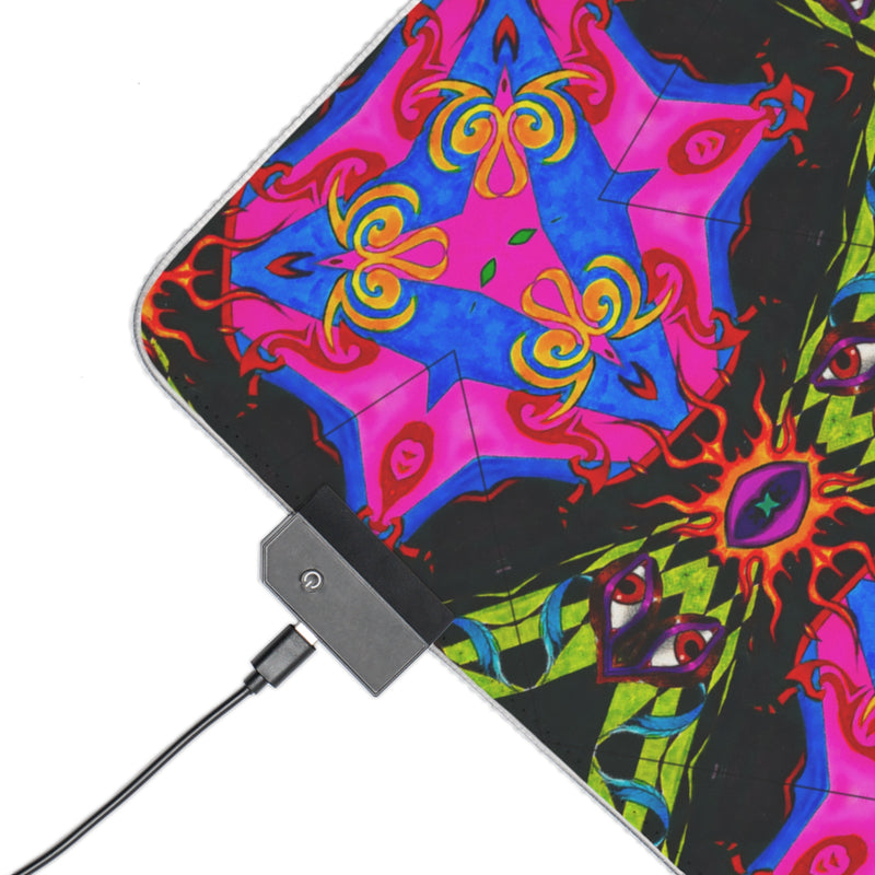 RGB LED Gaming Mouse Pad - 5X